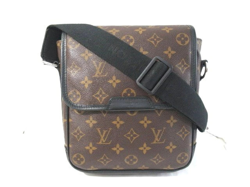 LOUIS VUITTON Monogram Macassar Brown Bass Shoulder Bag